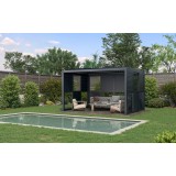 copy of Ścianka żaluzjowa panel do pergoli Kea - biała GRINDI IN THE GARDEN - 4