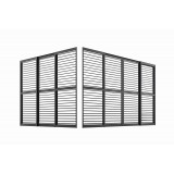 copy of Ścianka żaluzjowa panel do pergoli Kea - biała GRINDI IN THE GARDEN - 1