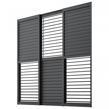 copy of Ścianka żaluzjowa panel do pergoli Kea - biała GRINDI IN THE GARDEN - 8