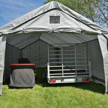 copy of Namiot garażowy PE 300x400x274 szary - NG 1 GRINDI IN THE GARDEN - 5