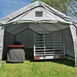 copy of Namiot garażowy PE 300x400x274 szary - NG 1 GRINDI IN THE GARDEN - 5