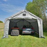 copy of Namiot garażowy PE 300x400x274 szary - NG 1 GRINDI IN THE GARDEN - 2