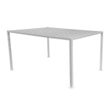 copy of Pergola leżak ogrodowy z zadaszeniem - Werula I - 195x195x195 szara GRINDI IN THE GARDEN - 4