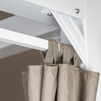 copy of Pergola leżak ogrodowy z zadaszeniem - Werula I - 195x195x195 szara GRINDI IN THE GARDEN - 7