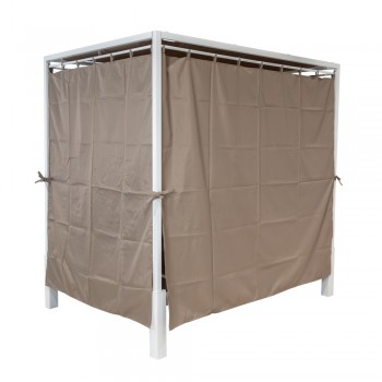 copy of Pergola leżak ogrodowy z zadaszeniem - Werula I - 195x195x195 szara GRINDI IN THE GARDEN - 3