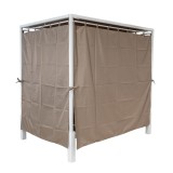 copy of Pergola leżak ogrodowy z zadaszeniem - Werula I - 195x195x195 szara GRINDI IN THE GARDEN - 3