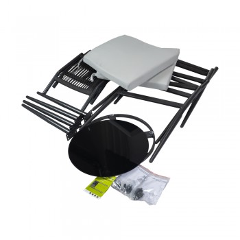 copy of Zestaw mebli ogrodowych szary - Paga I GRINDI IN THE GARDEN - 15