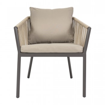 copy of Zestaw mebli ogrodowych szary - Paga I Grindi - 4