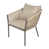 copy of Zestaw mebli ogrodowych szary - Paga I Grindi - 5