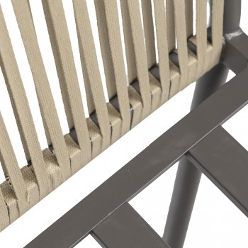 copy of Zestaw mebli ogrodowych szary - Paga I Grindi - 9