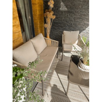 copy of Zestaw mebli ogrodowych szary - Paga I Grindi - 2