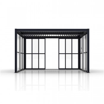 copy of Ścianka żaluzjowa panel do pergoli Kea - biała GRINDI IN THE GARDEN - 15