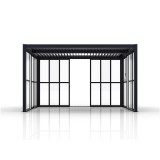 copy of Ścianka żaluzjowa panel do pergoli Kea - biała GRINDI IN THE GARDEN - 15