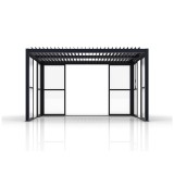 copy of Ścianka żaluzjowa panel do pergoli Kea - biała GRINDI IN THE GARDEN - 16