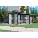 copy of Ścianka żaluzjowa panel do pergoli Kea - biała GRINDI IN THE GARDEN - 12