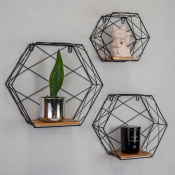 copy of Półka wisząca LOFT komplet 400/345/300 - FWL 1 Domax Home - 4