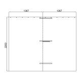 copy of Ścianka żaluzjowa panel do pergoli Kea - biała GRINDI IN THE GARDEN - 3