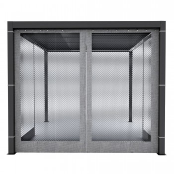 copy of Ścianka żaluzjowa panel do pergoli Kea - biała GRINDI IN THE GARDEN - 1