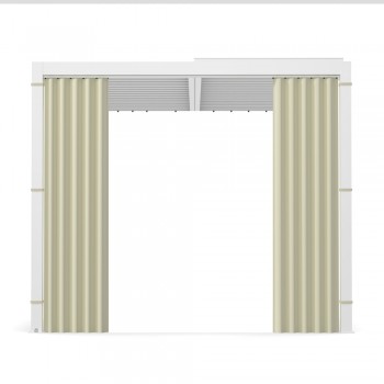 copy of Ścianka żaluzjowa panel do pergoli Kea - biała GRINDI IN THE GARDEN - 1