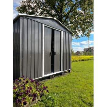 copy of Skrzynia ogrodowa metalowa 400l - 130x61x62 - Orto Grindi - 2