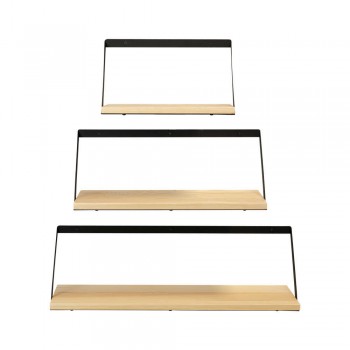 copy of Półka wisząca LOFT komplet 400/345/300 - FWL 1 Domax Home - 1