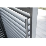 copy of Ścianka żaluzjowa panel do pergoli Kea - biała GRINDI IN THE GARDEN - 4