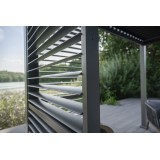 copy of Ścianka żaluzjowa panel do pergoli Kea - biała GRINDI IN THE GARDEN - 3