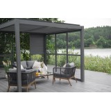 copy of Ścianka żaluzjowa panel do pergoli Kea - biała GRINDI IN THE GARDEN - 6