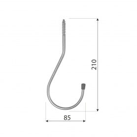 Wandhaken HWO 210x85 Velano - 2