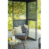 copy of Ścianka żaluzjowa panel do pergoli Kea - biała GRINDI IN THE GARDEN - 1