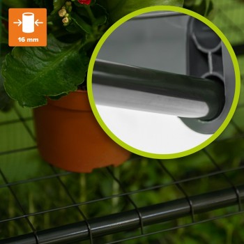 copy of Szklarnia ogrodowa Crocus II 70x50x158 - 4-półkowa GRINDI IN THE GARDEN - 4