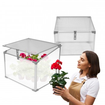 Zahradní mini skleník z polykarbonátu - MAGNOLIA I - 60x51x51 GRINDI IN THE GARDEN - 1