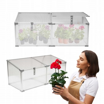 Zahradní mini skleník z polykarbonátu - MAGNOLIA II - 120x51x51 GRINDI IN THE GARDEN - 1