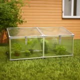 Zahradní mini skleník z polykarbonátu - MAGNOLIA II - 120x51x51 GRINDI IN THE GARDEN - 4