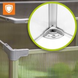 Zahradní mini skleník z polykarbonátu - MAGNOLIA II - 120x51x51 GRINDI IN THE GARDEN - 5