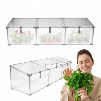 Zahradní mini skleník z polykarbonátu - MAGNOLIA III - 180x51x51 GRINDI IN THE GARDEN - 1