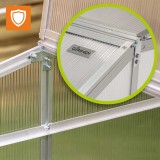 Zahradní mini skleník z polykarbonátu - MAGNOLIA IV - 100x100x48 GRINDI - 5