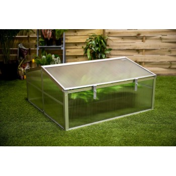 Zahradní mini skleník z polykarbonátu - MAGNOLIA IV - 100x100x48 GRINDI - 9