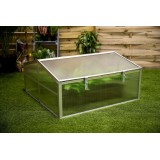 Zahradní mini skleník z polykarbonátu - MAGNOLIA IV - 100x100x48 GRINDI - 9