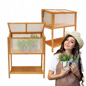 Mini dřevěný skleník - Abelia - 90x50x93 GRINDI IN THE GARDEN - 1