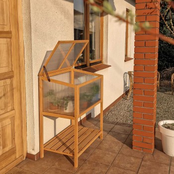 Mini dřevěný skleník - Abelia - 90x50x93 GRINDI IN THE GARDEN - 5