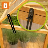 Mini dřevěný skleník - Abelia - 90x50x93 GRINDI IN THE GARDEN - 8