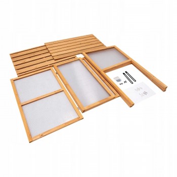 Mini dřevěný skleník - Abelia - 90x50x93 GRINDI IN THE GARDEN - 10