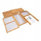 Mini dřevěný skleník - Abelia - 90x50x93 GRINDI IN THE GARDEN - 10