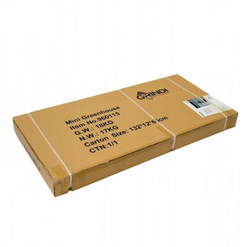 Zahradní skleník ke stěně z polykarbonátu - Hosta - 130x58x140 GRINDI IN THE GARDEN - 11