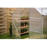 Polykarbonátový zahradní skleník - Viola I - 2x2m GRINDI IN THE GARDEN - 11