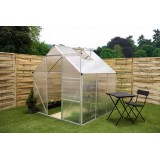 Polykarbonátový zahradní skleník - Viola I - 2x2m GRINDI IN THE GARDEN - 12