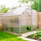 Polykarbonátový zahradní skleník - Viola II - 2,5x2m GRINDI IN THE GARDEN - 10