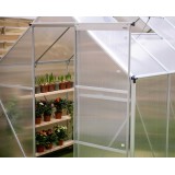 Polykarbonátový zahradní skleník - Viola II - 2,5x2m GRINDI IN THE GARDEN - 11