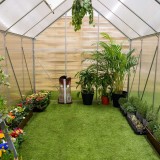 Polykarbonátový zahradní skleník - Viola II - 2,5x2m GRINDI IN THE GARDEN - 12